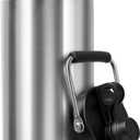 Insulated Water Bottle, 1 Gallon Jug with Handle, 128 oz Stainless Steel Large Water Bottle Wide Mouth Double Vacuum for Hot & Cold Drinks, Stainless Steel