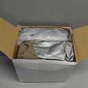 Realspring Inflatable Bean Bag Chairs Outdoor Blow up Camping Chairs Inflatable Lazy Sofa Folding Portable Bean Bag Loungers Couch for Movie Night(Coffee,2 Pcs)