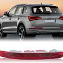 Rear Bumper Tail Light Lamp for Audi Q5 2009-2015 Rear Bumper Reflector Lower Tail Light Replace 8R0945095 Driver Side (Left)