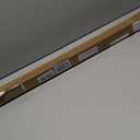 Lineshading 2 Sets Door Sweep Plastic PVC 1 3/4" x 36" Slide on Bottom Exterior Door Seal Strip for Weather Stripping Draft Stopper (Brown)