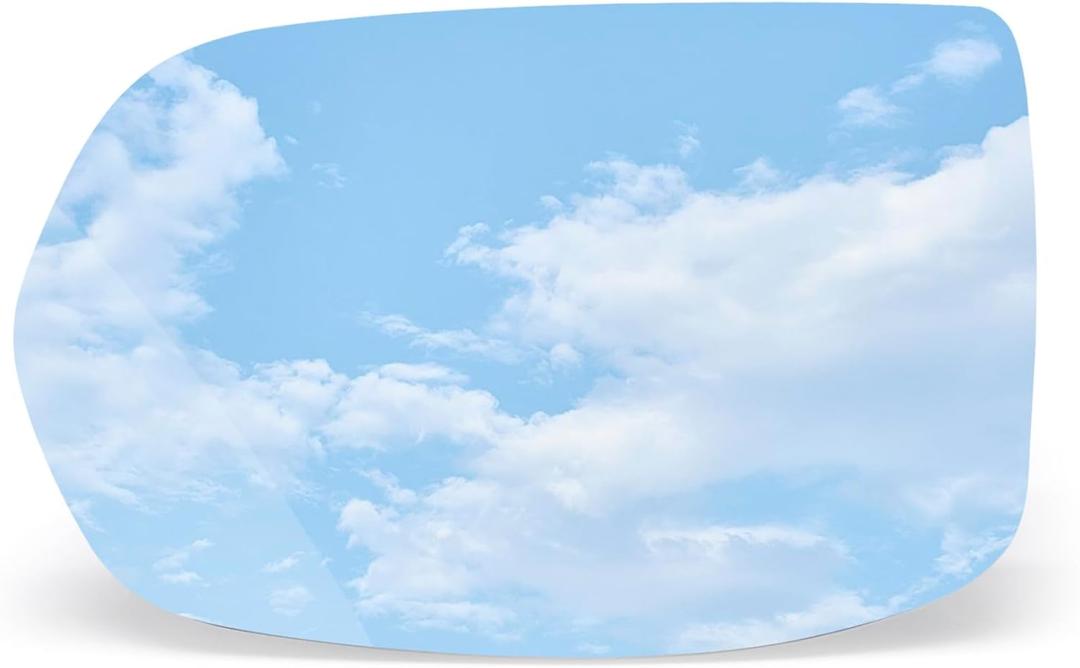 TOEMIRR Mirror Glass Driver Left Side fit for 2007 2008 2009 2010 2011 HONDA CR-V with Adhesive Flat No Backing Plate