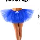 Spooktacular Creations Women Tutu Skirt Costume Adult Halloween Tutus for Halloween Costume Cosplay Party (Blue, S)