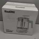 Electric Kettle Temperature Control Glass Tea Kettle Programmable Control Tea Pot, 2 Liter Stainless Steel Tea Maker & Coffee Kettle with Tea Infuser, Egg Cooker and Yogurt Box, Black