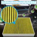 Capume Cabin Air Filter JM190 Fit for Cascada 2016-19,Encore 2013-22,Regal 2011-17, Verano 2012-17,ELR 2014-16,SRX 2010-16,Malibu 2013-15,Sonic 2012-20,Spark/Trax 2013-22,Volt 2011-15,CF10775