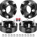 6x135 to 6x5.5 Wheel Adapters for Chevy Sliverado 1500 Wheels on 2015-2026 F150 Vehicle, 2'' 6x135 to 6x139.7mm Wheel Adapter with M14x1.5 Studs
