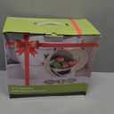 4-1 Colander with Bowl Set - Pasta Strainer - Colander for Kitchen - Strainers and Colanders Rice Strainer Fruit Cleaner Veggie Wash Sink Strainer Kitchen Essentials - Black