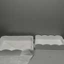 Mud Pie Nested Lacquer Trays; Large: 18" X 13" Small: 15" X 10"