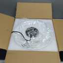 KCO Lighting Farmhouse Matte Black Barn Pendant Light 1-Light Mid Century Dome Pendant Lighting Industrial Cone Hanging Light Single Kitchen Island Light Fixture for Dining Room (Black)