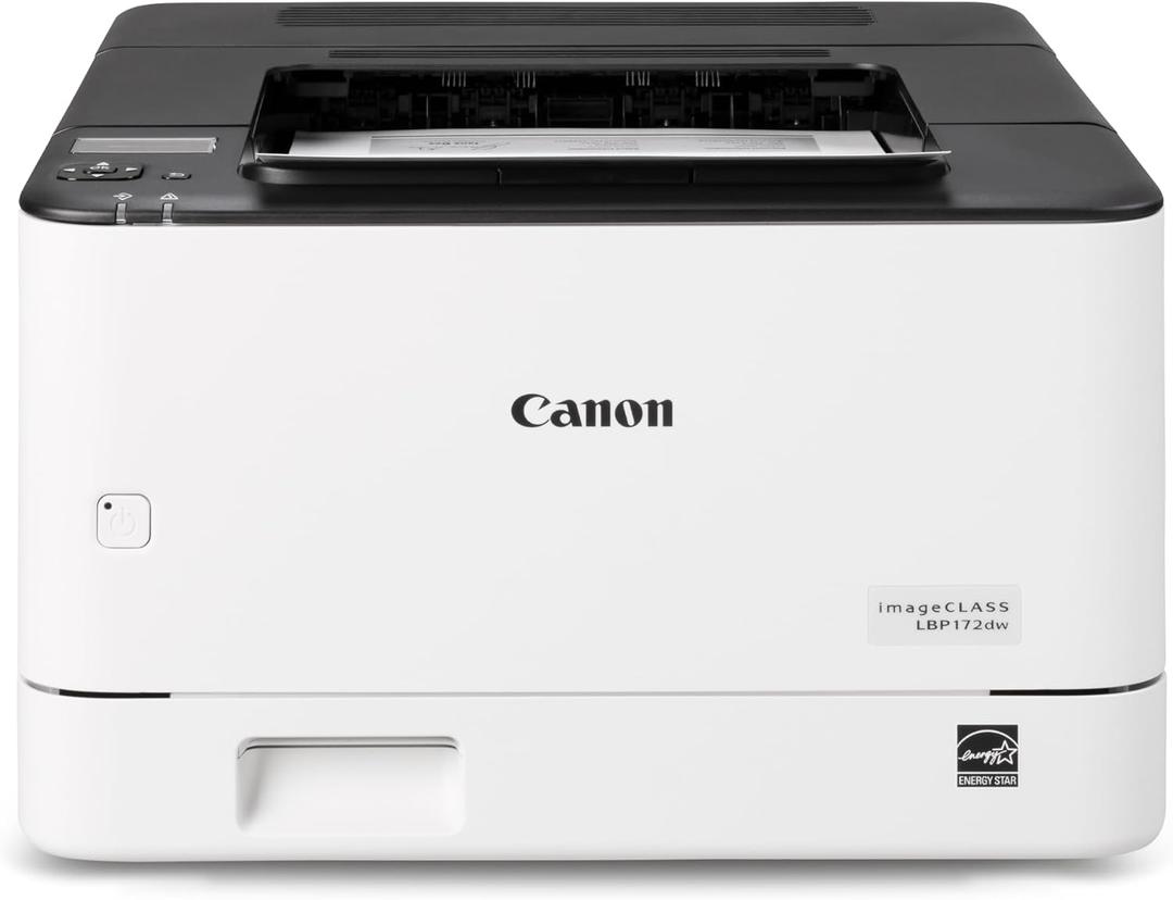 Canon imageCLASS LBP172dw Monochrome Duplex, Wireless Laser Printer, Single Function, Home Office, Mobile Ready, 35 PPM, White