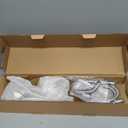 Handheld Showerhead & Rain Shower Combo for Easy Reach, 27.5" Drill-free Stainless Steel Slide Bar, 5of 5-setting Handheld Shower and Showerhead, with 5ft Hose -Brush Nickel