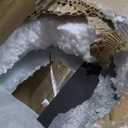 BARNSMITH 42in x 84in Mirror Barn Door with 7FT Sliding Door Hardware Kit Included, 1 Lites Full Length, Solid Wood Water-Proof PVC Surface,No Assembly Required,Black