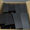 TURSTIN 16 Pack 5.7 Inch Furniture Legs Plastic Sofa Couch Legs Square Tapered Feet Sofa Legs with M8 T-Nuts Screws for Legs Sofas Chairs Cabinets Dressers Beds, Black