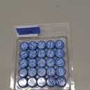 1-50 Magnetic Numbers, Magnets with Number for Dry Erase Boards, Round Number Refrigerator Magnets for Whiteboard in Home and Office (0.8" Diameter, Blue)