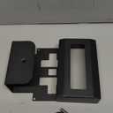 Bleu Clair Anti-Theft Doorbell Mount All Metal No Need to Drill Not Block Doorbell Motion Sensor Compatible with Ring & Other Video Doorbells for Home Rentals Office Room Apartment (Black)