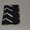 Boho Throw Pillow Cover Queen Size Black Pillowcase Modern Stripe Geometric Aztec Tribal Polyester Lumbar Pillow Case Decorative Standard Pillow Cases with Zipper Rectangle Cushion Covers 20"x30" (Color 14)