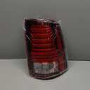 LED Tail Lights Compatible with 2013-2018 Ram 1500,2014-2018 Ram 2500/3500 Rear Taillight with Blub Brake Lamp Assembly Red Lens Black Interior Right Passenger Side Replace 68093080AB