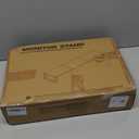 YAOHUOO Dual Monitor Stand Riser, 39Inch Large Monitor Stands for 2 Monitors, Computer Monitor Stand, Wooden Desktop Oraganizer Shelf for Office Desk Computer,Laptop,TV (White)