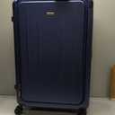 Carry On Luggage, 20Inch & 29 Inch Top Opening Airline Approved ABS+PC Hard Shell Suitcases with Silent Wheels, TSA Lock,Front Pocket and Wet-dry Separated Six-piece Set (Dark Blue, 20Inch & 29 Inch)