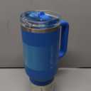 STANLEY Quencher ProTour Flip Straw Tumbler with Leakproof Lid | Built-In Straw & Handle | Cupholder Compatible for Travel | Insulated Stainless Steel Cup | BPA-Free (40 Ounces, Azure Fade)