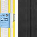 FLT5000 Filter-C True HEPA Replacement Filter for Guardian AC5000E AC5000 Air Purifier Compatible with AC5250PT, AC5350B, AC5350W, AC5350BCA, AC5300B Air Cleaner, 2 Pack HEPA + 4 Pre-Filters