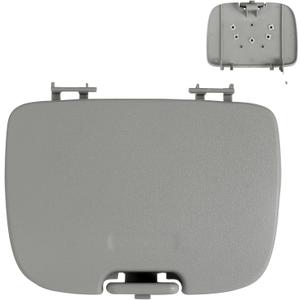 TQPONLY Overhead Console Garage Door Opener Cover | Compatible with 2002-2004 Ford Super Duty F250 F350 F450 F550 Truck | Replaces 2C3Z7811586CAB (Light Flint Grey)  
