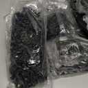 Estmoon 30 Pack Matte Black Door Hinges, 3.5 x 3.5 Inch, 5/8" Radius Rounded Interior Hinges, 6 Holes, Modern/Industrial Style, Iron Material