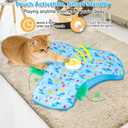 Interactive Cat Toys for Indoor Cats, Automatic Hide and Seek Motion-Activated Cat Toy with Moving Feather & Animal Chirps, USB Rechargeable Electric Cat Enrichment Toy for Bored Adult Cats & Kittens