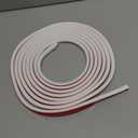 Wall Cord Hider 196 Inch, Self Adhesive Cable Hider Cord Cover for Wires, Flexible Wire Cover Cable Raceway for Cord Management W0.59 H0.39in White