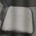 Bare Home Weighted Blanket Twin or Full Size 10lb (40" x 60") - All-Natural 100% Cotton - Premium Heavy Blanket Nontoxic Glass Beads (White, 40"x60")