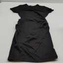 Missufe Women's Short Sleeve Ruched Casual Sundress Midi Bodycon T Shirt Dress ,Size M