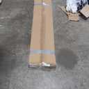 JUBEST 32"x84" White PVC Sliding Barn Door with Hardware Kit and Pull, Translucent Lightweight Plastic Barn Door, Water-Proof Acrylic Pane Door, Renter Friendly Barn Door, Easy Assembly