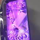 UV LED Nail Lamp 96W, Rechargeable UV Light for Gel Nails with Metal Base, Auto Sensor and 4 Timer Settings, Salon Quality UV Nail Light(White)