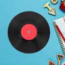 Cabilock Vintage Fake Vinyl Record 11.73 Inch Retro Wall Decor for Home Bar Cafe Music Party Supplies Artistic Vinyl Record Wall Sign