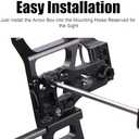 Quick Release Bow Quiver, 6 Arrow Archery Quiver Holder, Easy Installation, Universal for Compound Bow and Recurve Bow | Archery Quiver Holder, Detachable Arrow Quiver