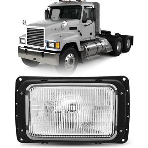 Headlight fit for Mack CH613 CH600 Truck RD400&600 Truck DOT/SAE Approved Left Driver Side
