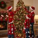 2 x 24 PCS Christmas Iron On Patches, Xmas Embroidered Sew Applique Repair Patch Santa Claus Christmas Tree Wreath Snowman Elk Angel Reindeer Candy Cane DIY Crafts for Clothing