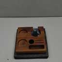 Walnut Espresso Tamping Station 54mm for Breville Machines Espresso Accessories Organizer Tamper Distributor Portafilter Holder and Multi Accessory Storage