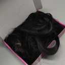 Esmee Long Straight Black Brown Wigs for Women with Fringe Natural Synthetic Hair Wig for Daily & Party Use