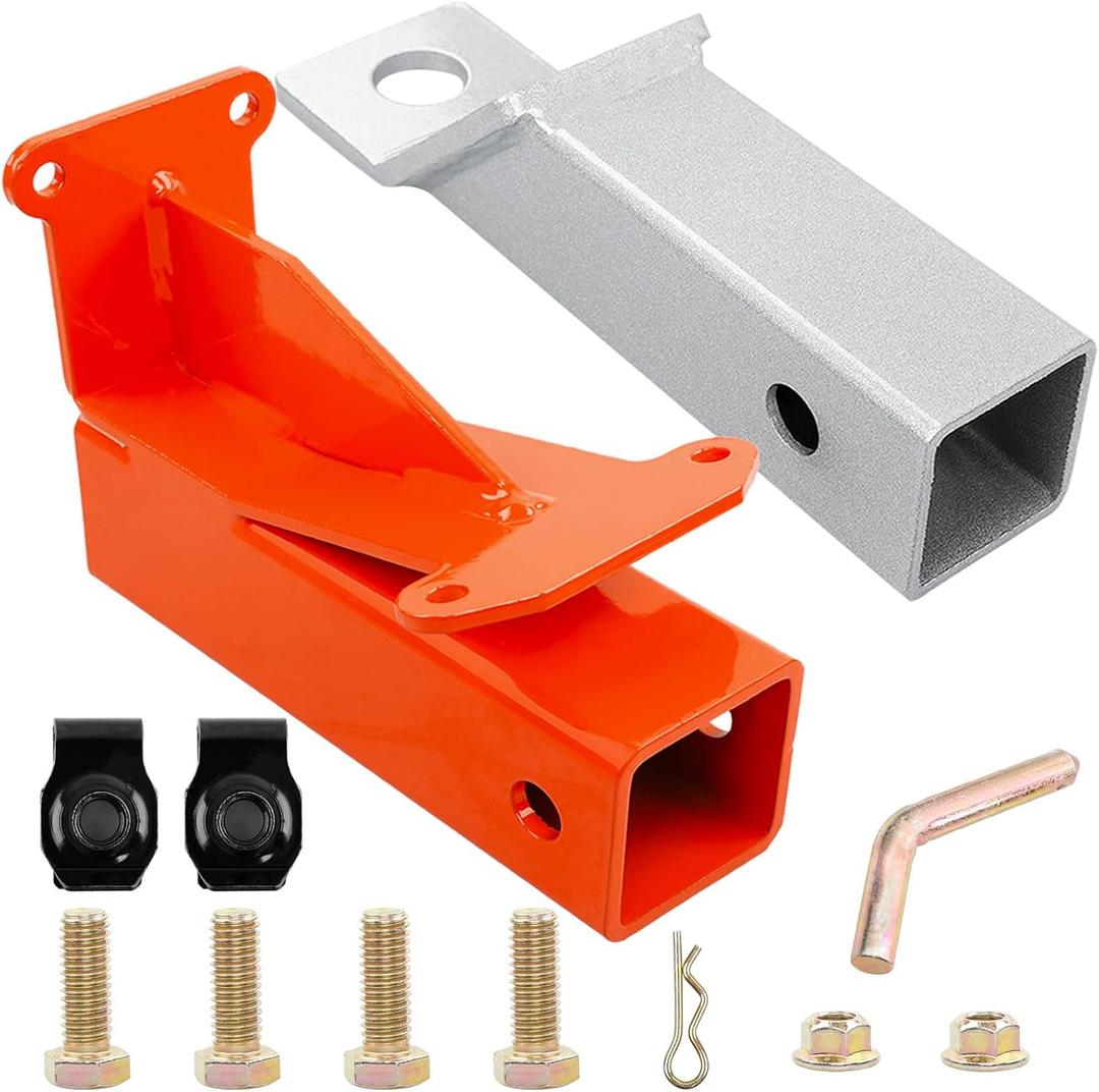 HQPASFY 093-1136-23 Hitch Kit with Pin 2" Hitch Receiver 093-1136-98 & 093-1111-00 Compatible with Bad Boy, 2021 & Up Maverick - Orange