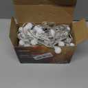 JMEXSUSS 100 LED Connectable Globe String Lights Indoor Bedroom, 33ft Warm White Christmas Lights Plug in with Remote, 8 Modes Hanging Fairy Light Outdoor for Room Classroom Party Spring Home Decor