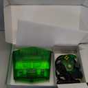 N64 Console - Newly Design Looking for N64 with HD Output (Native RGB Signal), 100% Better Video Quality, Plug & Play - Compatible with All US/JP Cartridges, Including 1 Warrior 64 Controller (Green)