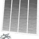 24"W x 24"H [Duct Opening Size] Steel Return Air Grille, Air Return Vent Cover for Ceiling and Sidewall - HVAC Air Vent Covers - [Outer Dimensions: 25.75"W x 25.75"H]