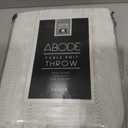 Throw, Soft & Cozy Cotton Blanket, Cable Knit Home Decor (Dublin White, 50" x 70")