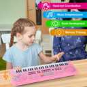 Keyboard Piano electric music Keyboard 61 Key Musical Instruments Toy portable piano w/USB Microphone Birthday Christmas for kids children, PIANO FOR KIDS BEGINNER