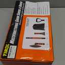 42'' Ice Scraper and Extendable Snow Brush Emergency Snow Shovel Snow Broom with Foam Grip 180 Pivoting Brush Head Snow Scraper for Cars, Trucks, SUVs, Vehicle