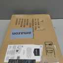 Amazon Basics Durable, Foldable Metal Wire Pet Crate with Tray, Portable and Sturdy for Travel, Single Door, Divider Panel, Perfect Size for Small Dogs, 22 x 13 x 16 in, Black