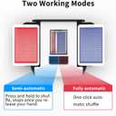 Automatic Card Shuffler with Dual Modes, Rechargeable 1-2 Deck Card Shuffle Machine, Low Noise Operation Card Shuffler for Poker, UNO, Blackjack, Skip-Bo, Phase 10