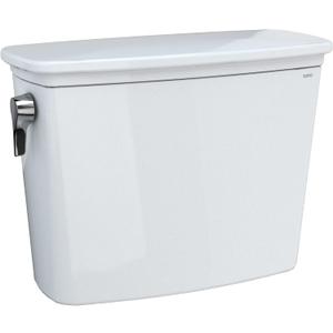 TOTO Drake Transitional 1.28 GPF Toilet Tank with WASHLET+ Auto Flush Compatibility, Cotton White - ST786EA#01
