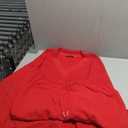 PRETTYGARDEN Casual Winter Two Piece Sets for Women 2025 V Neck Sweatshirt Loose Wide Leg Pants Tracksuit Knit Fall Outfits M