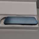 CAMECHO 9.66" Mirror Dash Cam Rear View Mirror Camera Front and Rear 1080P Backup Camera with 64GB Card, Touch Screen Dual Front and Rear Camera/Night Vision/G-Sensor/Parking Monitor/Loop Recording